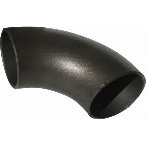 Schweißbogen Stahl schwarz, 90° in 40x49