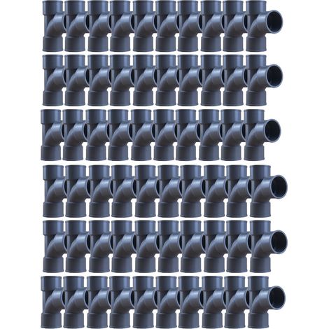 60 pieds de biche PVC 87°30 Femelle Femelle Ø32 - First Plast (1/4)