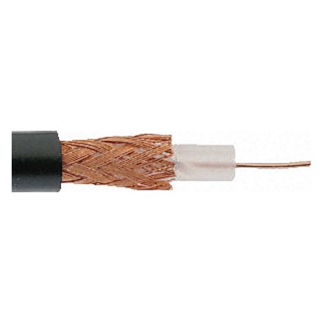 Câble coaxial RG62A/U RS PRO, Noir, Retardant à la flamme, 100m ( Prix pour Bobine de 100 Mètres )