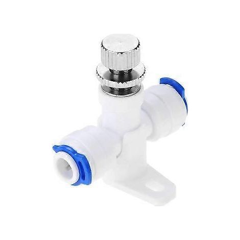 Umkehrosmose 1/4 Schlauch RO Wasserdurchflussregler Wasserdurchflussregelventil Anschlussstück Wassergeschwindigkeitsregler-Yvan BKU (1/5)