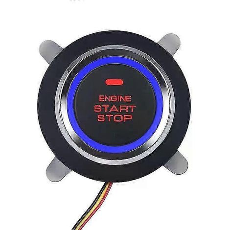 1 Stück 12V Auto-Ersatz-Start-Stopp-Druckknopf für schlüssellosen Zugang, Zündstartschalter, Auto-Ersatzzubehör - JXLGV (1/5)