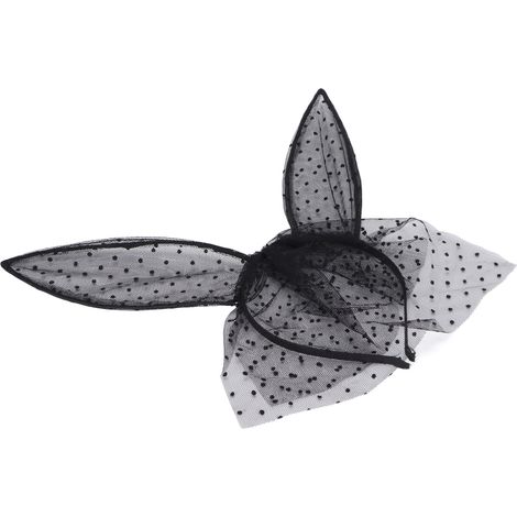 Serre-tête oreilles de chat tendance, accessoire coiffure pointu pour costume, déco Pâques lapin mignon, ornement hollow, pour fête et cosplay (1/5)