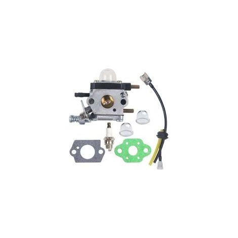 C1U-K54A Carburateur avec Joint Repower Kit avec Bougie d'allumage pour Echo HC1500 , XU,TC210 TC210i TC2100 2 Cycle Mantis Motoculteur 7222 7222E 722M 7225 7230 7240 7920 7924 - (1/4)