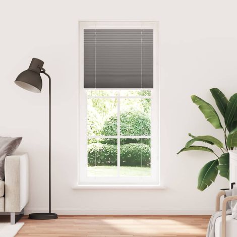Maison Exclusive - Estor Plisado Antracita 85x200 cm Tela Ancho 8