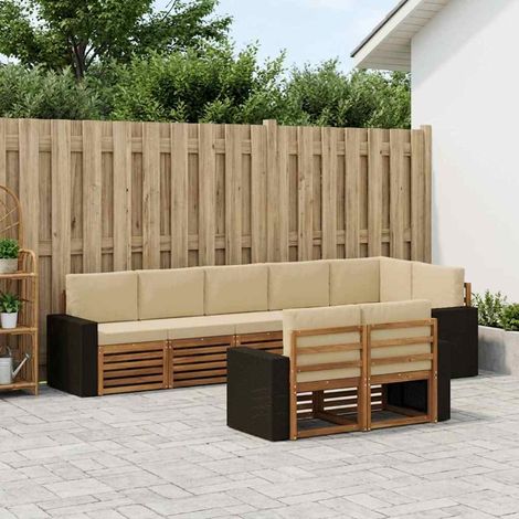 vidaXL Sofagarnituren Massivholz Akazie (1/5)