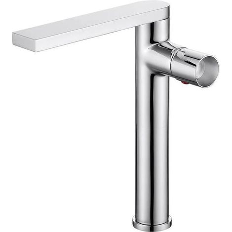 ROBINET DE LAVABO SURÉLEVÉ 003 EN LAITON CHROMÉ COLLECTION ERYMANTHE (1/4)