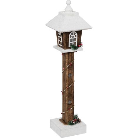 Lanterna in legno a led 60cm - Feeric lights & christmas (1/2)