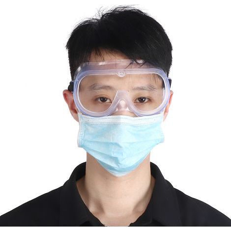 Motorradbrille, staubdicht, winddicht, beschlagfrei, spritzwassergeschützt, Sicherheitsbrille für Damen und Herren (1/5)