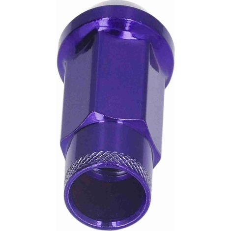 Lot de 20 Boulons de Roue M12 X 1,5 écrous de Roue M12 X 1,5 pour Accessoires de Roue avec Clé à Douille Haute Dureté de Remplacement pour (Violet) (1/5)