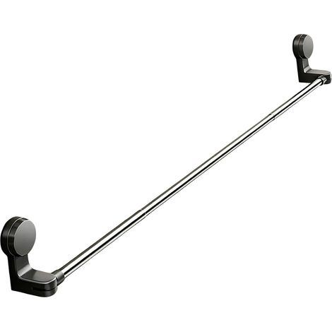 Barre porte-serviettes extensible à ventouses, 120 cm / 23,6-47,2 po) (1/5)