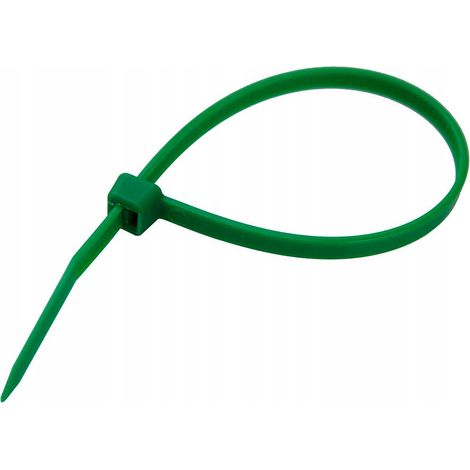 Brida para cables de 3,6 x 150 mm, 50 unidades, color verde (1/2)