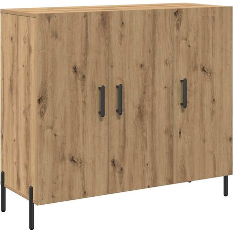 Maison Exclusive - Aparador Roble artisan 90 x 34 x 80 cm Madera (1/5)