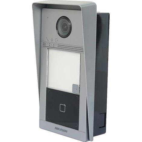 Sonnette IP, Connectivité WiFi, Audio Bidirectionnel, Couvercle de chasse à 1 bouton (1/2)