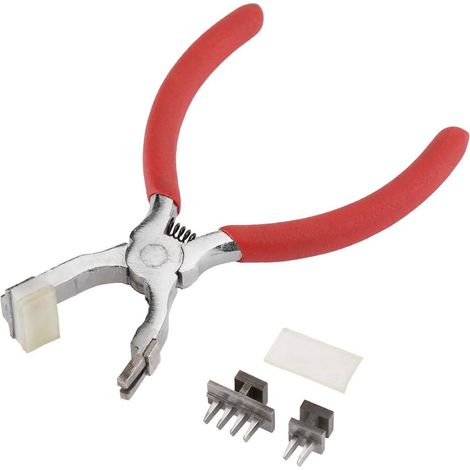 MIMOSON-4mm Pince à percer Silencieux Pivotant en Cuir Robuste Trou Poinçon Piquer d'Artisanat en Cuir pour Ceintures Bourses Bracelets de Montre (1/5)