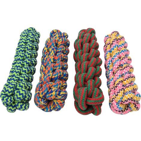 Jouet en corde de coton pour l'entraînement des dents du Golden Retriever - Sans odeur et durable (1/4)