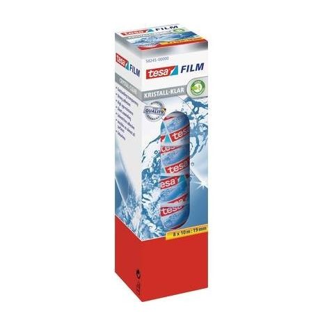 tesa 58245-00000-01 Nastro adesivo tesafilm Cristallino Trasparente (L x L) 10 m x 19 mm 8 pz.