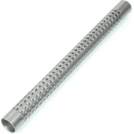 Tube perforé mitraillette pour silencieux de pot d'échappement