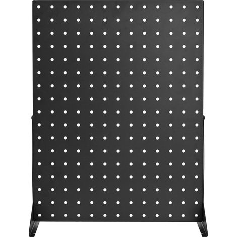 Mophorn Espositore da Tavolo con Pannello Forato 440 x 330 x 114 mm, in Acciaio Laminato a Freddo, per Negozi Alimentari e Gioiellerie, Nero, Set da 4 Pezzi