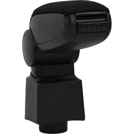 Accoudoir de voiture noir 12x34x(35-47) cm ABS (1/5)