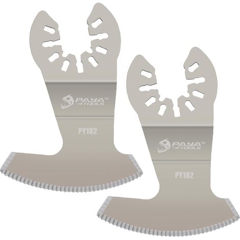 Lot de 2 lames de scie segmentée pour outils MultiMaster - Coupe de précision pour le retrait de vitres isolantes dans le composé de vitrage (1/5)