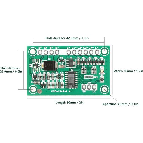 Module de commande de feu de signalisation solaire SC07D (1/4)