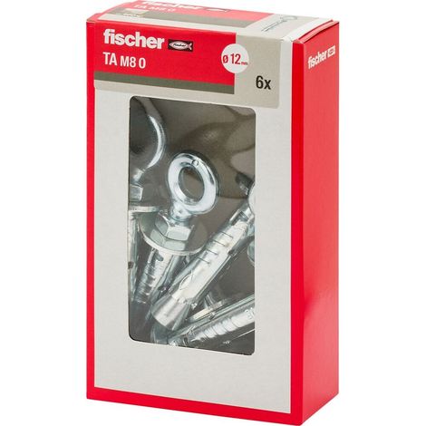 Fischer Ceeta Tasselli Ta M 6 O K Occhiolo 6 Pezzi 2 Bl