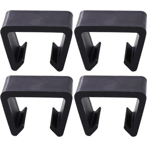 Ensemble de 8 clips de fixation créatifs pour canapés et fauteuils, accessoires de meubles noirs (1/5)