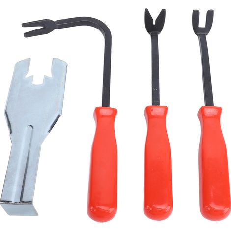 Kit démontage panneaux porte auto 4 pcs Ortvia VT01151 métal robuste (1/5)