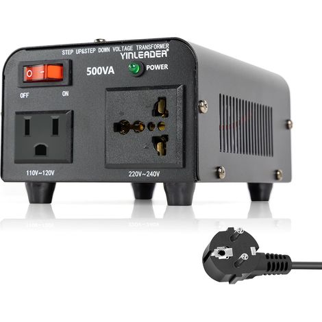 Transformateur de tension 500 VA - Convertisseur de tension 500W 230 V vers 110 V / 110 V vers 230 V (1/5)