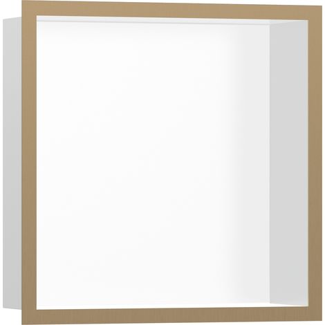 hansgrohe XtraStoris Individual Niche murale blanc mat avec cadre (1/5)