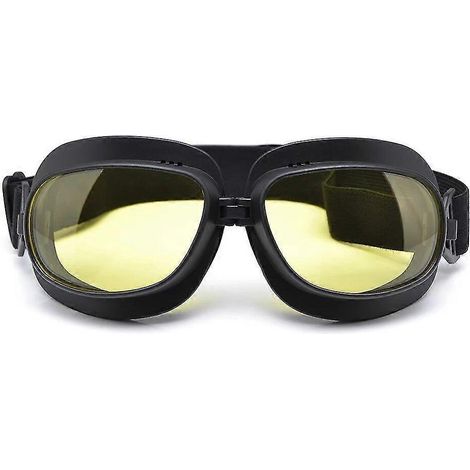 Motorradbrille Retro Vintage Pilot Cruiser Moto Cross Gafas Brille ATV UTV Scooter--Modell 2