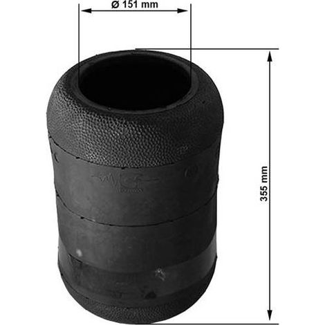 Coussin d'air Iveco 3933280101, 4746728, 4746740, 4758192, 89756, CT737N, 5.10229