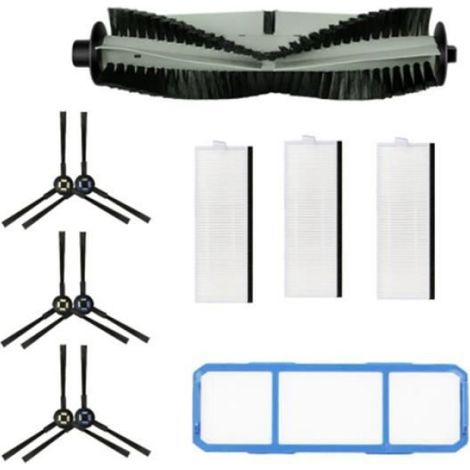de Rechange pour Aspirateur Robot Ilife X787 A7 A9 X800 X785 Filtre Hepa Brosse Principale Brosse LatéRale Accessoire D’Aspirateur (1/4)