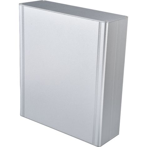 Boîtier en aluminium, profilé en aluminium, couleur argent sable (62 x 178 x 200 mm). (1/5)