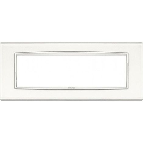 Placca Classic 7M Reflex ghiaccio Vimar Eikon 20657.B41 (1/4)
