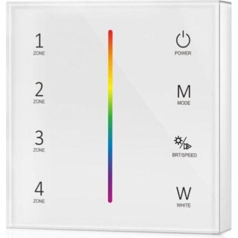 Variateur Tactile RGB RF en Saillie 4 Zones - SILAMP