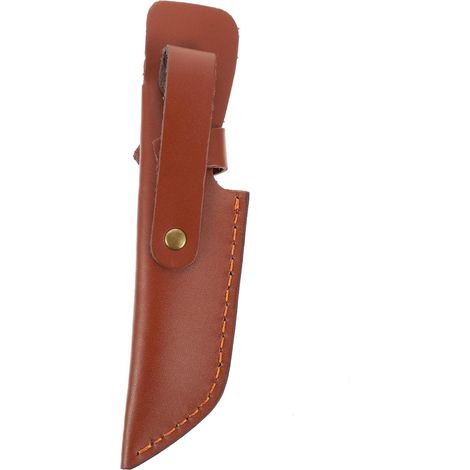 Étui de protection en cuir résistant et pratique pour couteaux de cuisine, idéal pour une utilisation en extérieur et comme cadeau. (1/4)