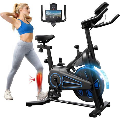 Vélo d'Appartement Biking,Vélo d'exercice,Vélo d'intérieur,Roue d'inertie 12KG,Résistance réglable magnétique pour domestique QK116C
