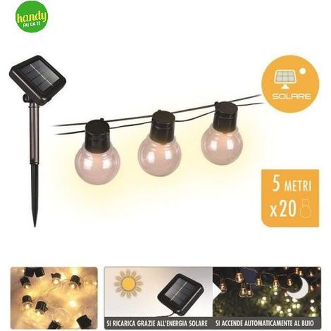 Catena solare Prismalux 20 led m 5 (1/2)
