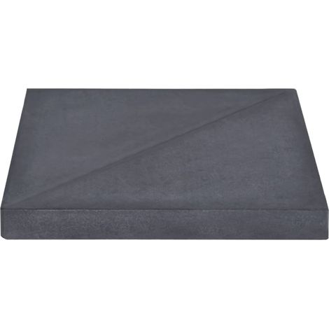 Maison Exclusive - Sonnenschirm-Gewichtsplatte Schwarz Granit Qua