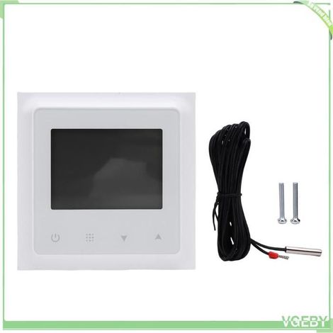 Thermostat intelligent - FAFEICY - Modèle standard - Écran tactile couleur - WiFi & télécommande - Programmable chauffage électrique (1/4)