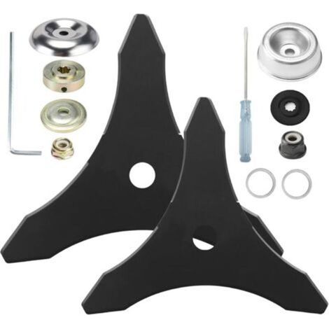 Lame De Debroussailleuse - Acier Carbure - Compatible Manche 20 mm Et 25 4 mm - Pour Entretien Extérieur - 1 Unite (1/5)