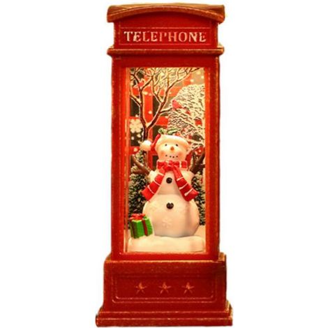 Lanterne Boule À Neige - Décoration Noël Résine PC - Pour Intérieur Maison KTV - Fonctionne Avec 3 Piles LR44 - 1 Pièce (1/4)