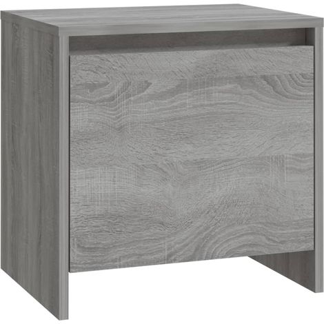 Comodino con vano con anta 45 x 34 x 44,5 cm grigio legno ingegnerizzato DEC034670