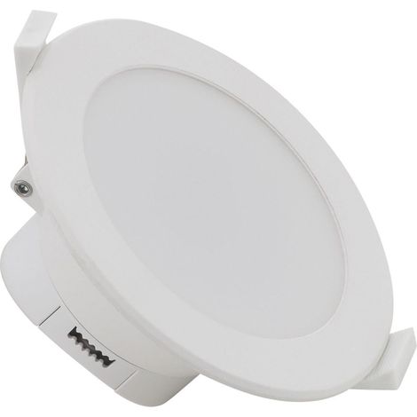 Downlight LED 15W Circolare Bagno IP44 Foro Ø 115mm 2700K Bianco Caldo
