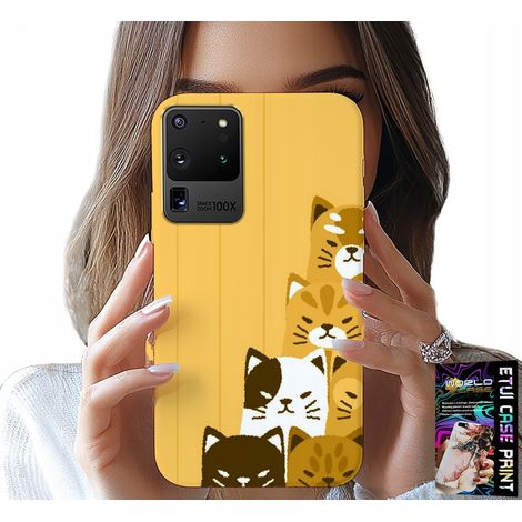 Coque pour Samsung Galaxy S20 Ultra - Motifs chats, coque + film protecteur (1/5)