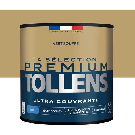 Peinture Satin Ultra Couvrante Vert Soufre 0,5 L