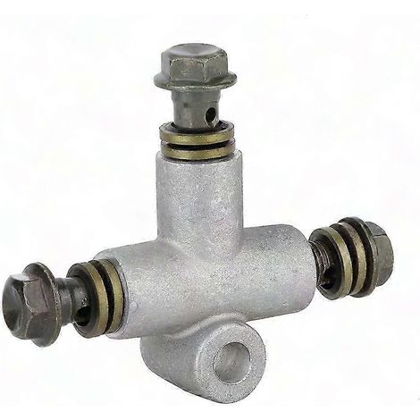 Raccord Té 3 voies pour durite de frein hydraulique, connecteur de tuyau ATV Kart, adaptateur en laiton, pièce de remplacement, diamètre standard, kit de fixation, haute résistance. (1/5)