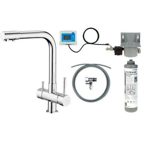 Deante BCHF065M grifo de cocina con kit de filtración de agua cromado