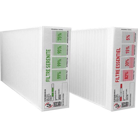 Kit filtres DOMEO EVO 315 SERENITE absorption grosses particules S&P 170007 (1/3)